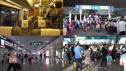 旅客乘客下车电梯出站_3840X2160_高清视频素材下载(编号:1863132)_实拍视频